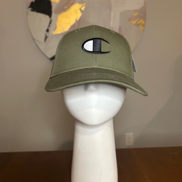 CLEARANCE! NWT - Champion Snapback Cap - One Size, Olive Green - Picture 8 of 9